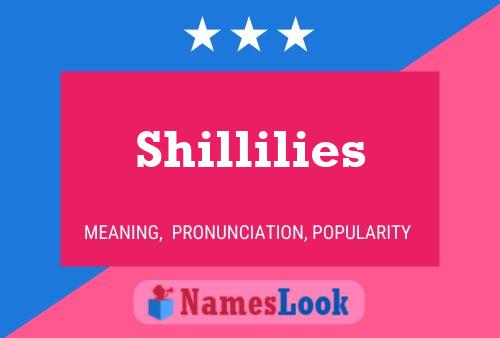 Póster del nombre Shillilies