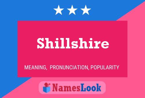 Póster del nombre Shillshire