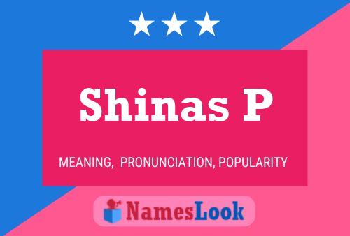 Póster del nombre Shinas P