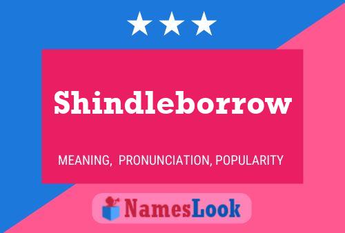 Póster del nombre Shindleborrow