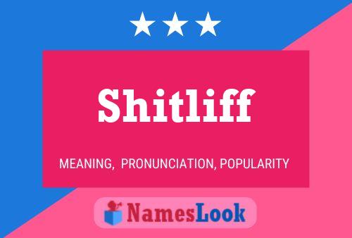 Póster del nombre Shitliff