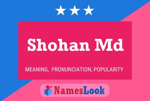 Póster del nombre Shohan Md