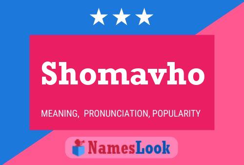 Póster del nombre Shomavho