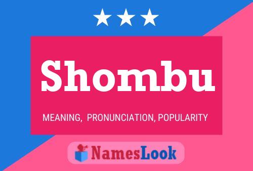 Póster del nombre Shombu