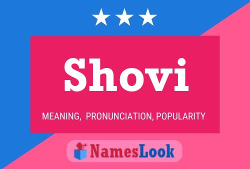 Póster del nombre Shovi