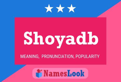 Póster del nombre Shoyadb