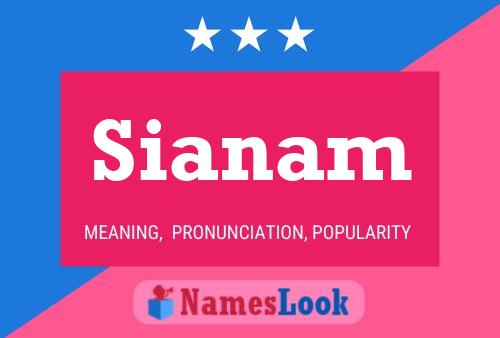 Póster del nombre Sianam