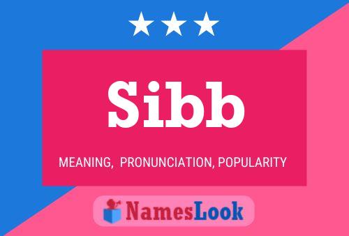 Póster del nombre Sibb