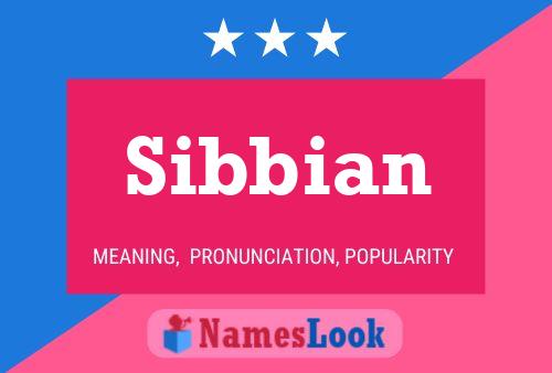 Póster del nombre Sibbian