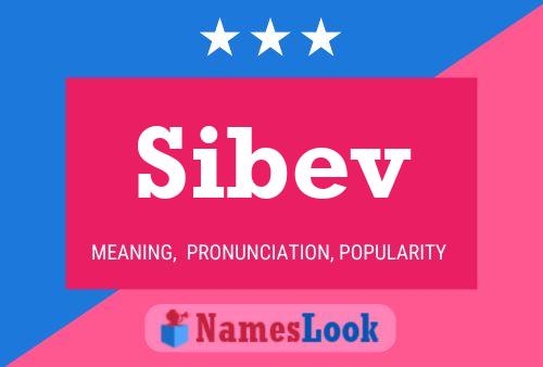 Póster del nombre Sibev