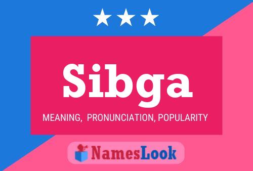 Póster del nombre Sibga