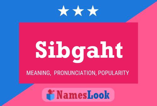 Póster del nombre Sibgaht