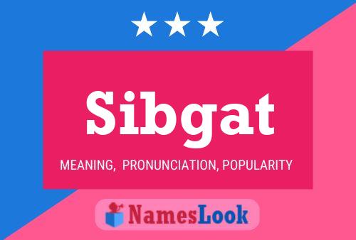 Póster del nombre Sibgat