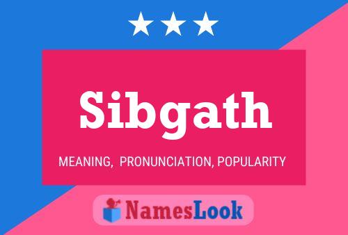 Póster del nombre Sibgath