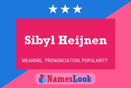 Póster del nombre Sibyl Heijnen