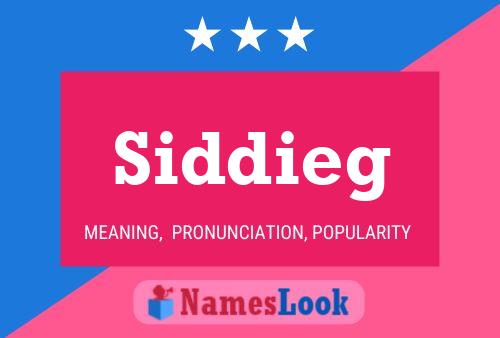 Póster del nombre Siddieg