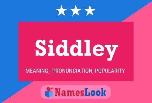 Póster del nombre Siddley