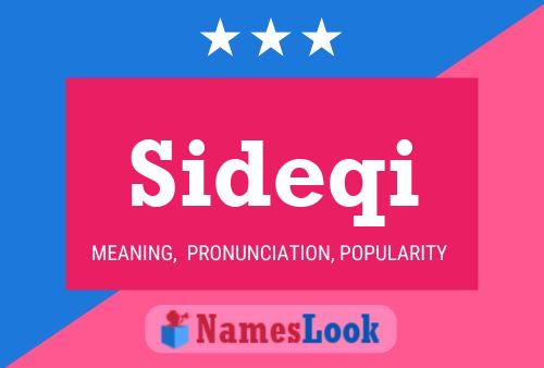 Póster del nombre Sideqi