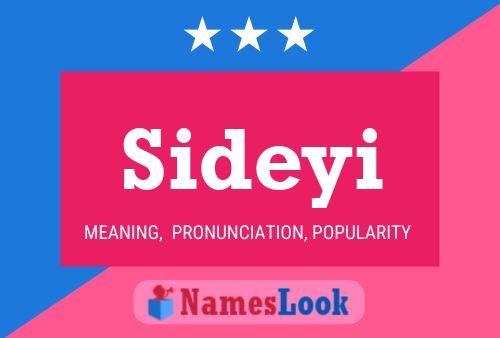 Póster del nombre Sideyi