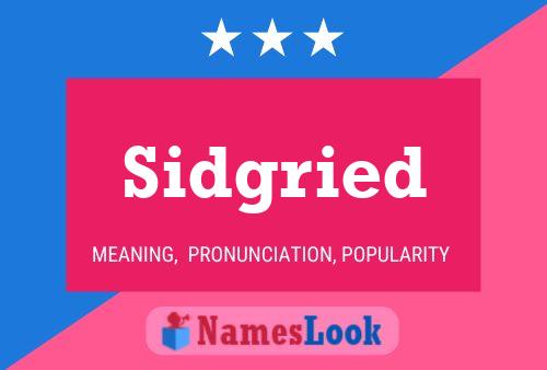 Póster del nombre Sidgried