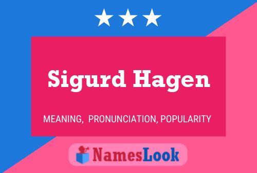 Póster del nombre Sigurd Hagen