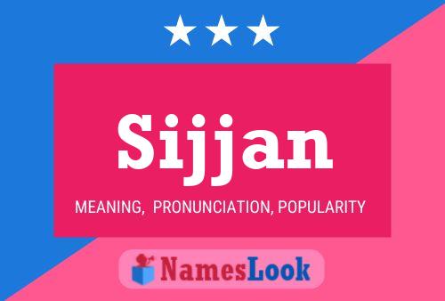 Póster del nombre Sijjan