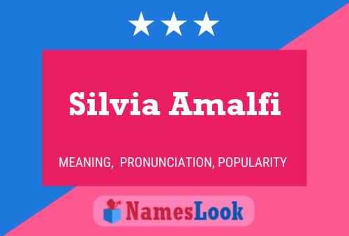 Póster del nombre Silvia Amalfi