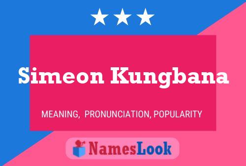 Póster del nombre Simeon Kungbana