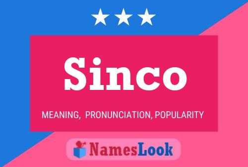 Póster del nombre Sinco