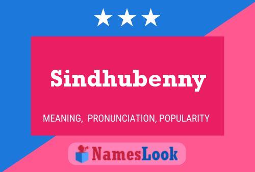 Póster del nombre Sindhubenny