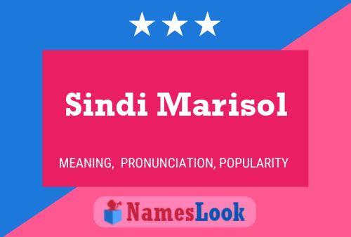 Póster del nombre Sindi Marisol