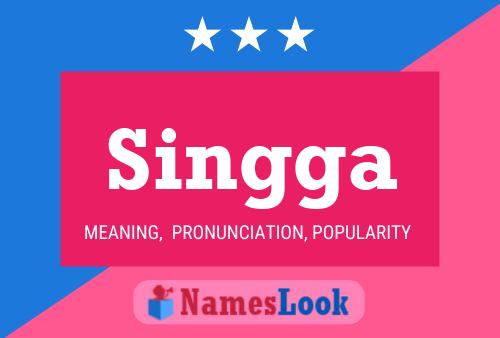 Póster del nombre Singga