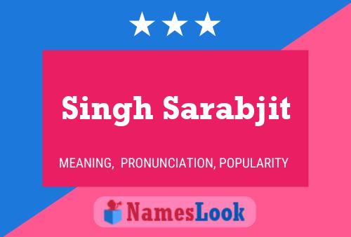 Póster del nombre Singh Sarabjit