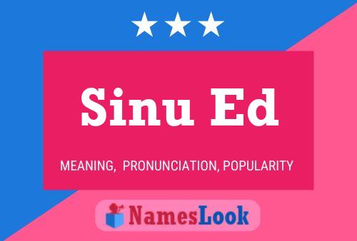 Póster del nombre Sinu Ed