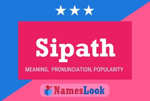 Póster del nombre Sipath