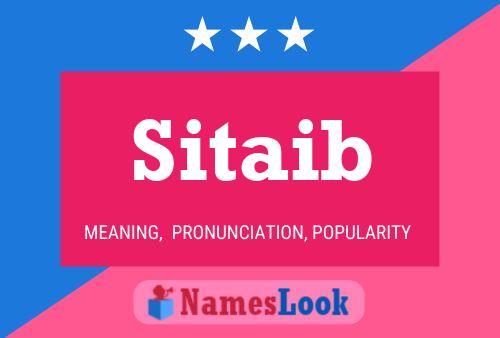 Póster del nombre Sitaib