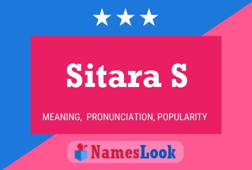 Póster del nombre Sitara S