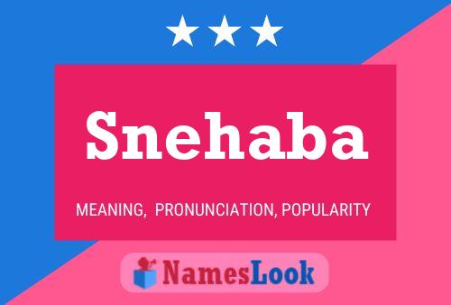 Póster del nombre Snehaba