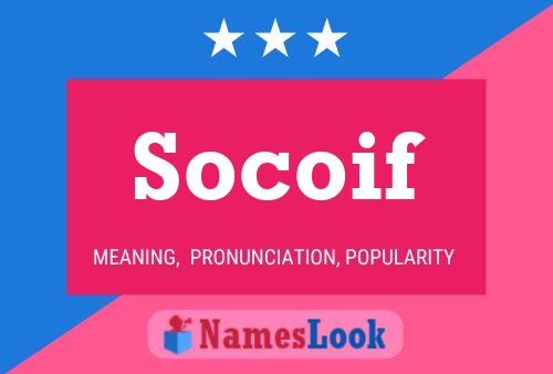 Póster del nombre Socoif