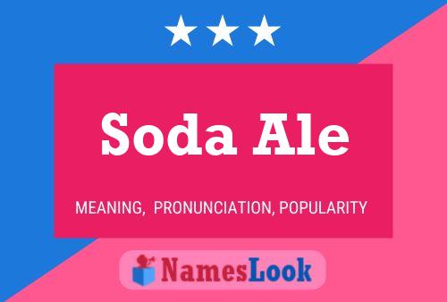 Póster del nombre Soda Ale