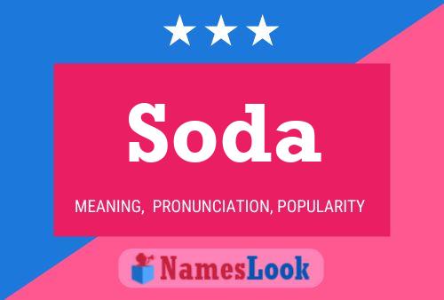 Póster del nombre Soda