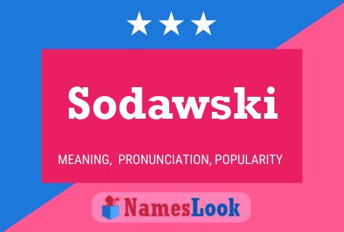 Póster del nombre Sodawski