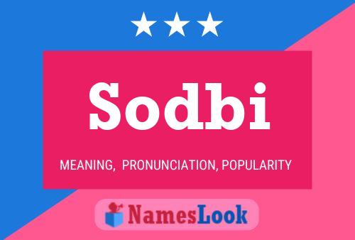 Póster del nombre Sodbi