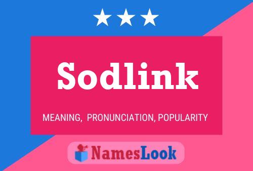 Póster del nombre Sodlink