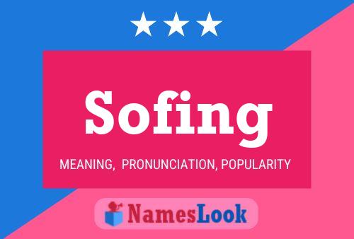 Póster del nombre Sofing