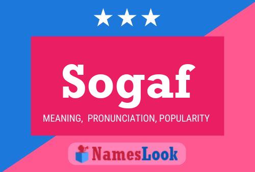 Póster del nombre Sogaf