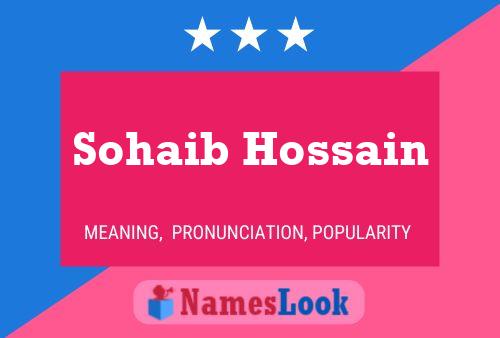 Póster del nombre Sohaib Hossain