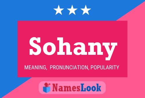 Póster del nombre Sohany