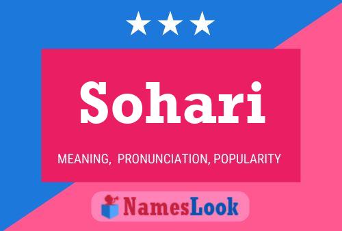 Póster del nombre Sohari