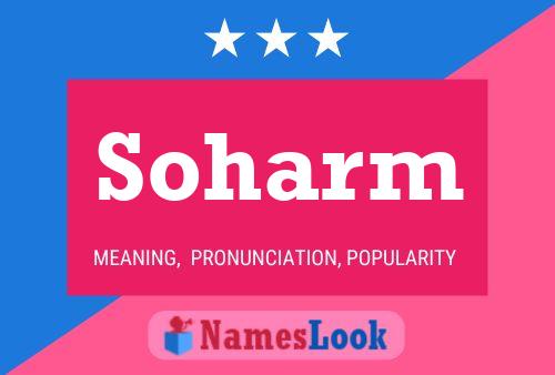 Póster del nombre Soharm